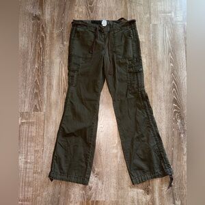 Vintage Y2K Dark Olive Cargo Pants